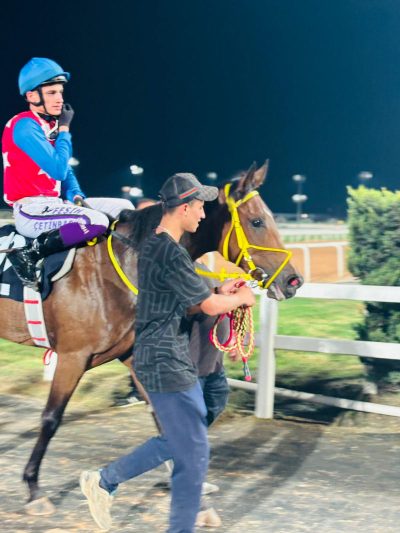 Lucky Angel winning over 1200M at Adana, Turkey on 31 August 2025, Tiger Moth’s first winner.